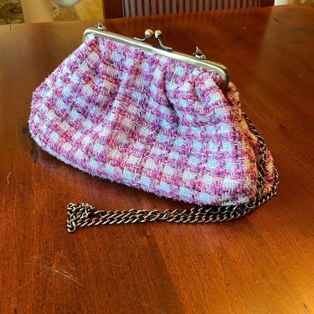 Anthropologie Tweed Purse